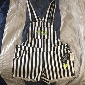 Beetlejuice shortalls